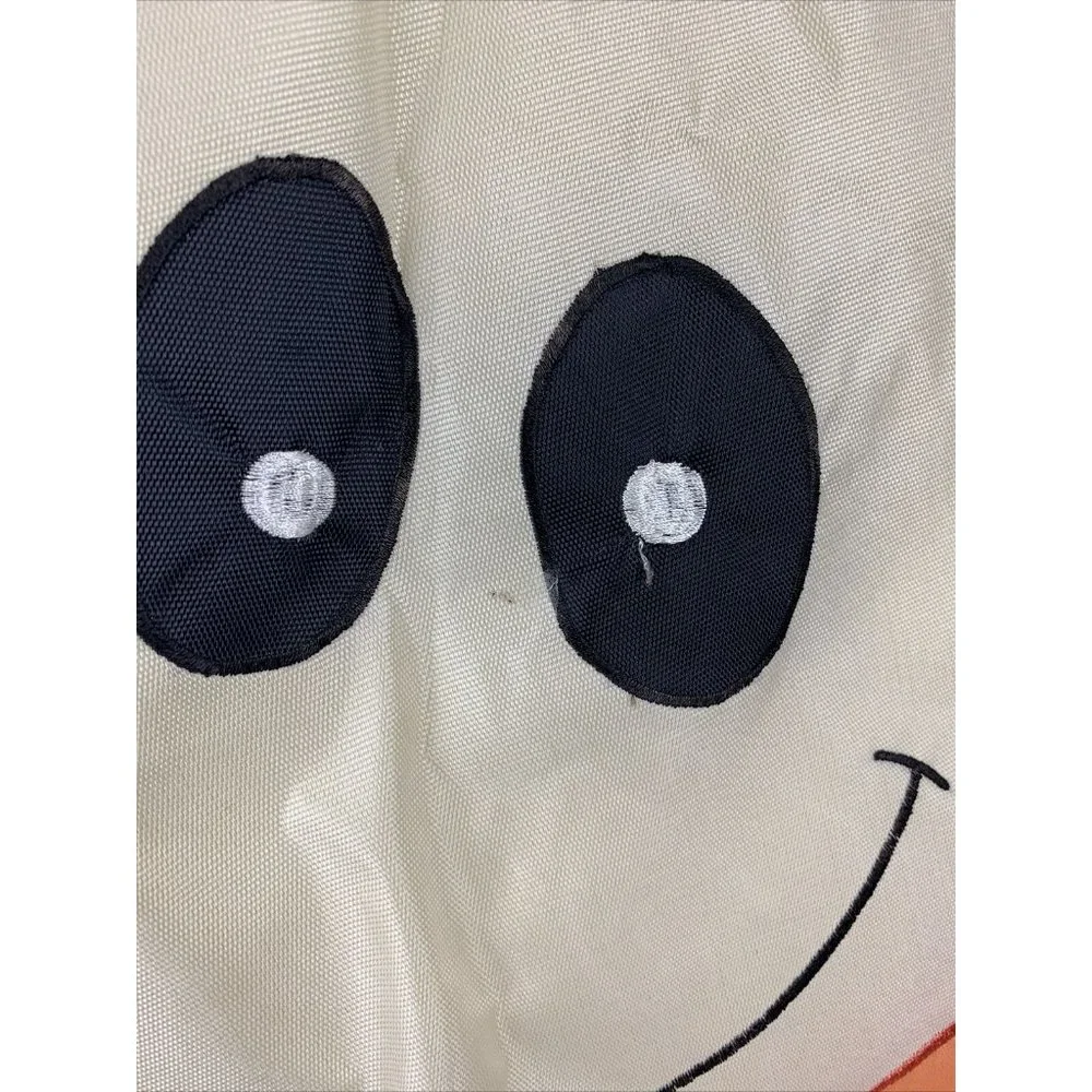 Yard Flag Ghost With Pumpkin Approximately 40 X 27“ - Picture 4 of 4